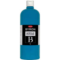 jasart byron acrylic paint 1 litre cobalt blue hue