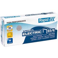 rapid high performance special electric staples 65/6 box 5000