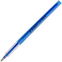 stabilo 808 ballpoint pen 1.0mm blue box 10