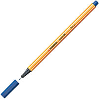 stabilo 88 point fineliner pen 0.4mm blue