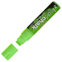 texta jumbo liquid chalk marker wet wipe chisel 15mm green