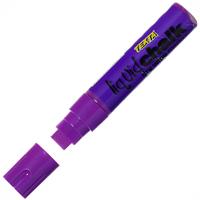 texta jumbo liquid chalk marker wet wipe chisel 15mm purple