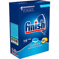 finish classic everyday clean dishwashing tablets pack 110