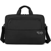 moki rpet series laptop satchel 15.6 inch black