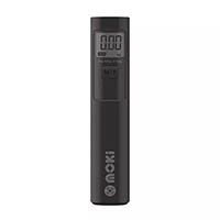 moki kinetic energy luggage scale battery free black