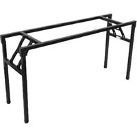 rapidline folding leg table frame 1800 x 750mm table black