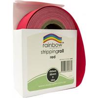 rainbow stripping roll ribbed 50mm x 30m red