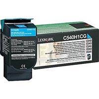 lexmark c540h1cg toner cartridge high yield cyan