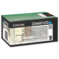 lexmark c544x1cg prebate toner cartridge extra high yield cyan