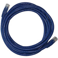 shintaro patch lead cat6 24 awg blue 2m