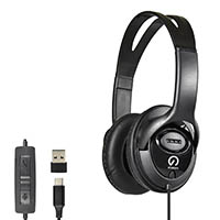 shintaro usb-c headset with in-line mic black