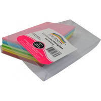 rainbow kinder shapes paper rectangle 80gsm double sided 125 x 250mm matt assorted pack 360