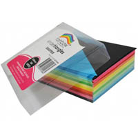 rainbow kinder shapes paper triangle 80gsm double sided 125 x 180mm matt assorted pack 720