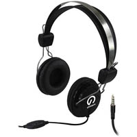 shintaro sh105mc stereo headset with inline microphone black