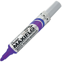 pentel mwl5 maxiflo whiteboard marker bullet 2.1mm violet