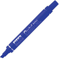 pentel n60 permanent marker chisel 5.5mm blue box 12