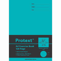 protext exercise book ruled 8mm 70gsm 128 page a4 owl assorted