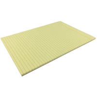 writer bond office pad 8mm ruled 70gsm 50 sheets a4 yellow