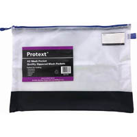 protext mesh pouch with note pocket a3 assorted