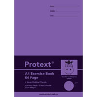 protext exercise book dotted thirds 9mm 70gsm 64 page a4 zebra assorted