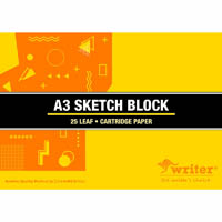 writer sketch book top open 110gsm 50 page a3