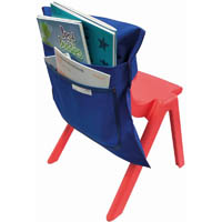 writer nylon chair bag blue