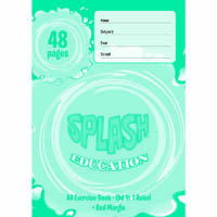 splash exercise book qld ruled year 1 24mm 60gsm 48 page a4