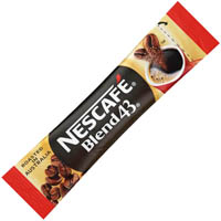 nescafe blend 43 instant coffee single serve sticks 1.7g box 1000