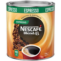 nescafe espresso roast instant coffee 375gm