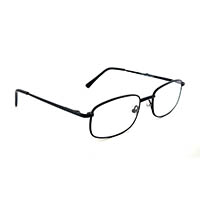 optica contemporary classic readers metal +3.00 black