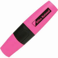 office national business highlighter chisel pink
