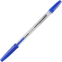 initiative ballpoint pens medium blue box 12