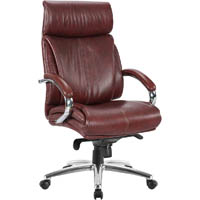 renoir executive chair high back arms burgandy leather