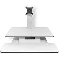 standesk memory sit-stand workstation 700 x 390mm white