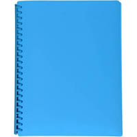 cumberland premium display book refillable 20 pocket a4 blue
