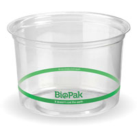 biopak biobowl bowl 500ml clear pack 50