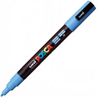 posca pc-3m paint marker bullet fine 1.3mm sky blue