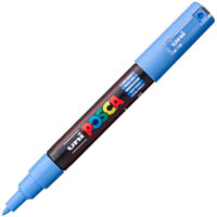 posca pc-1m paint marker bullet extra fine 1.0mm sky blue