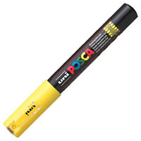 posca pc-1m paint marker bullet extra fine 1.0mm yellow