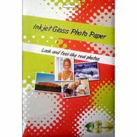 gold sovereign gloss photo paper inkjet 180gsm a4 white pack 100
