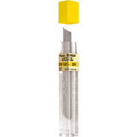 pentel hi-polymer mechanical pencil lead refills 2h 0.9mm tube 15