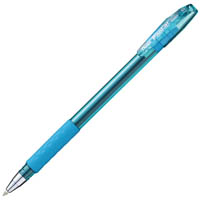pentel bx487 ifeel-it ballpoint pen 0.7mm sky blue box 12