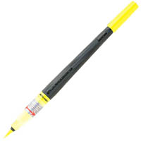 pentel gfl arts colour brush pen yellow