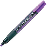 pentel smw26 wet erase chalk marker chisel violet