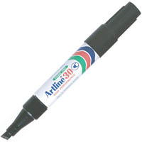 artline 30 mini permanent marker chisel 5mm black