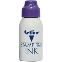 artline esa-2n stamp pad ink refill 50cc purple