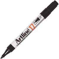 artline 17 industrial permanent marker bullet 1.5mm black