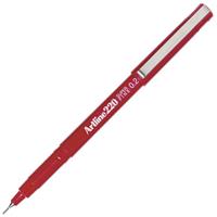 artline 220 fineliner pen 0.2mm red