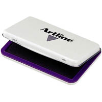 artline ehj-3 stamp pad 67 x 106mm purple