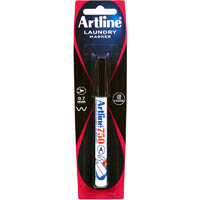 artline 750 laundry marker bullet 0.7mm black hangsell